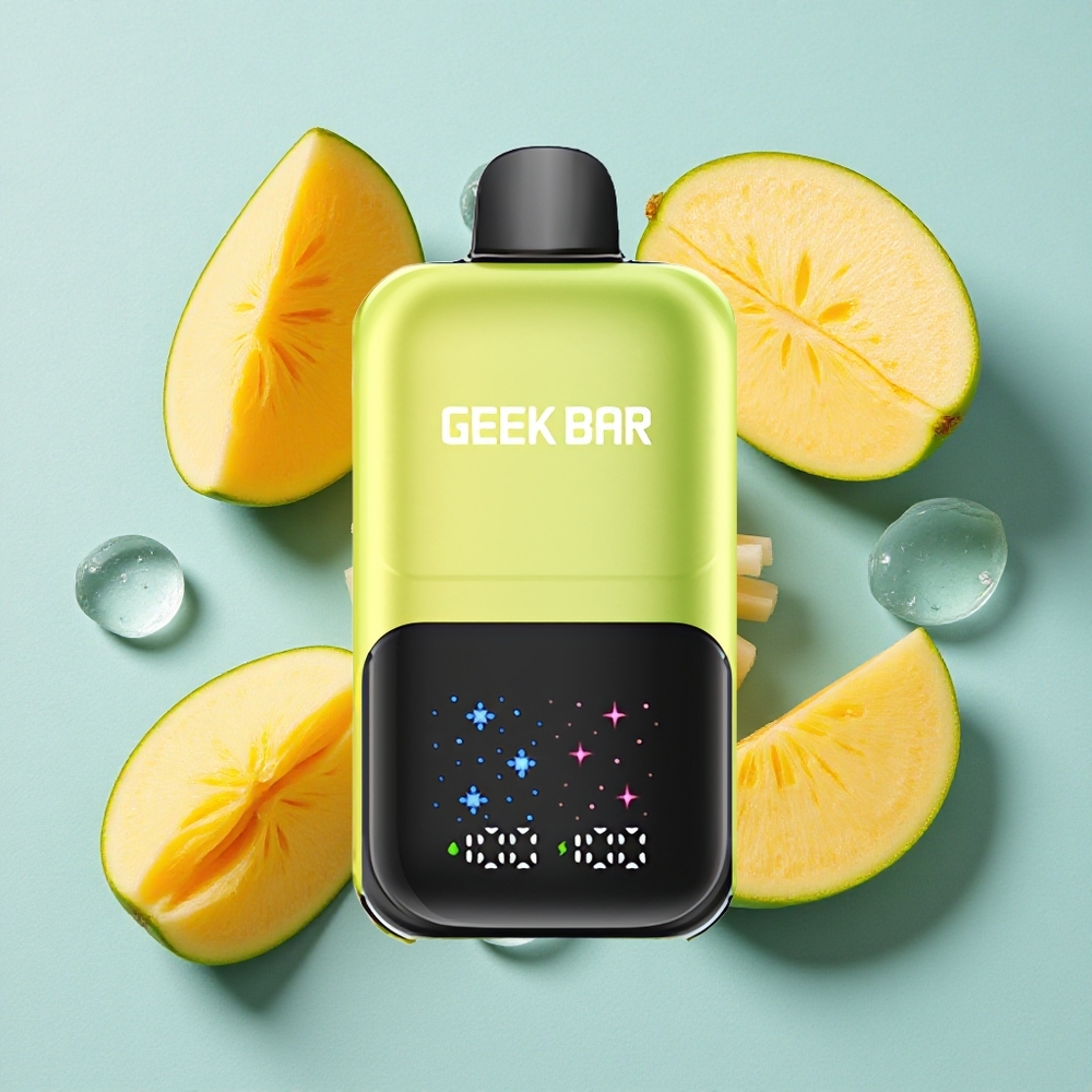 GEEK BAR 2GO 50000 Puffs Manga Gelo México Tela Interativa Brasil vape