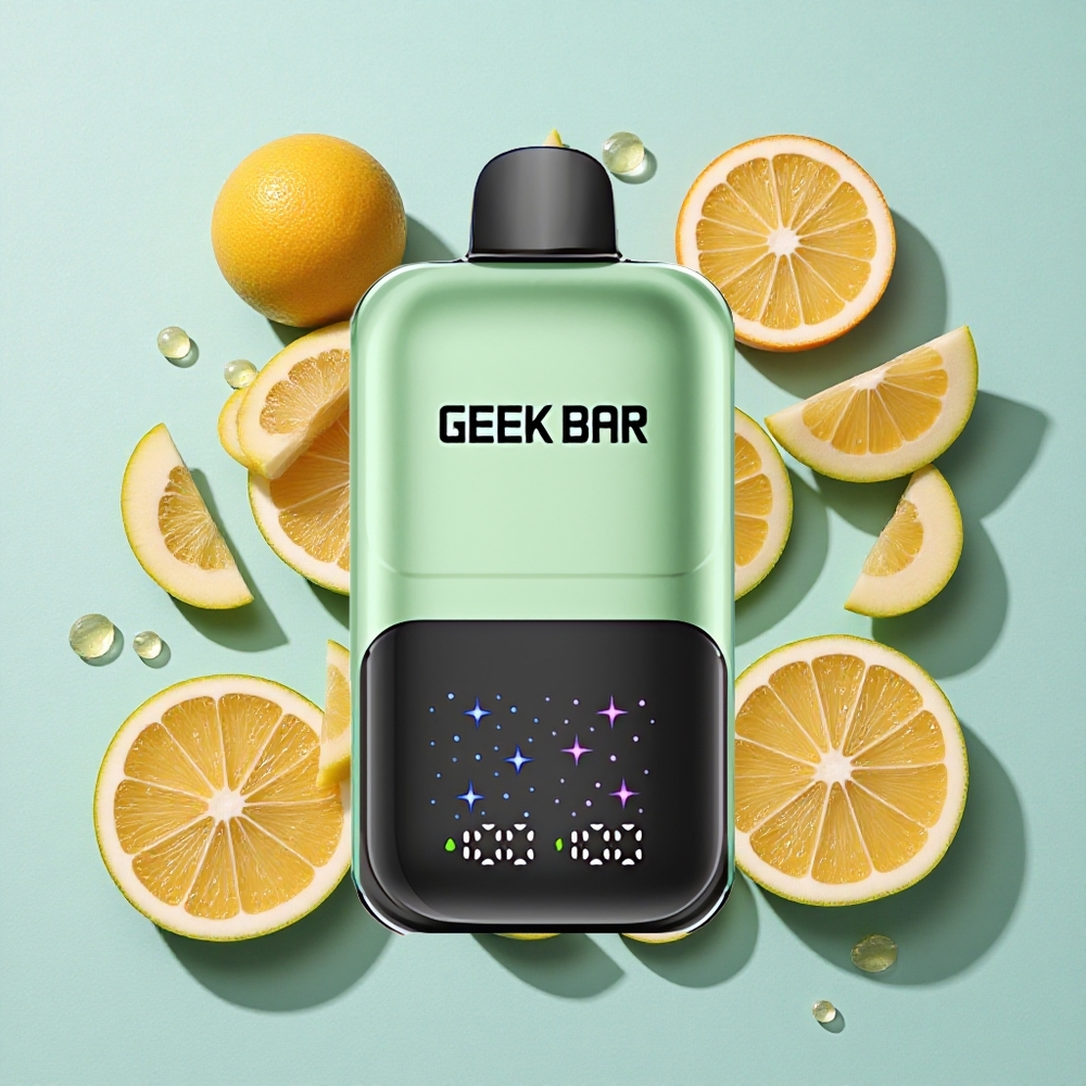 GEEK BAR 2GO 50000 Puffs Sabores Azedos & Frutas Azedas Tela Interativa e Bateria Recarregável Brasil vape