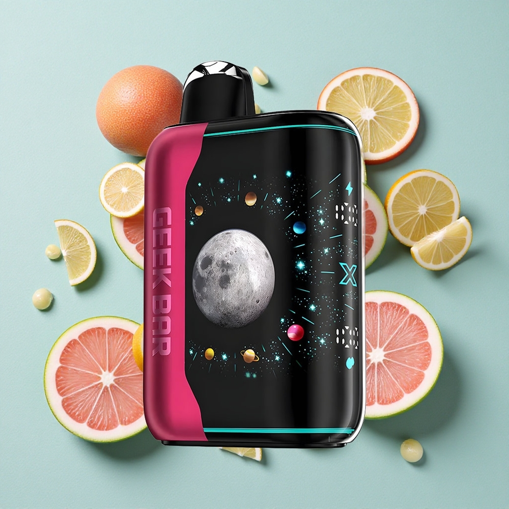 GEEK BAR Platinum Edition 25000 Puffs Pó Rosa Azedo Tela 3D Dinâmica Brasil vape