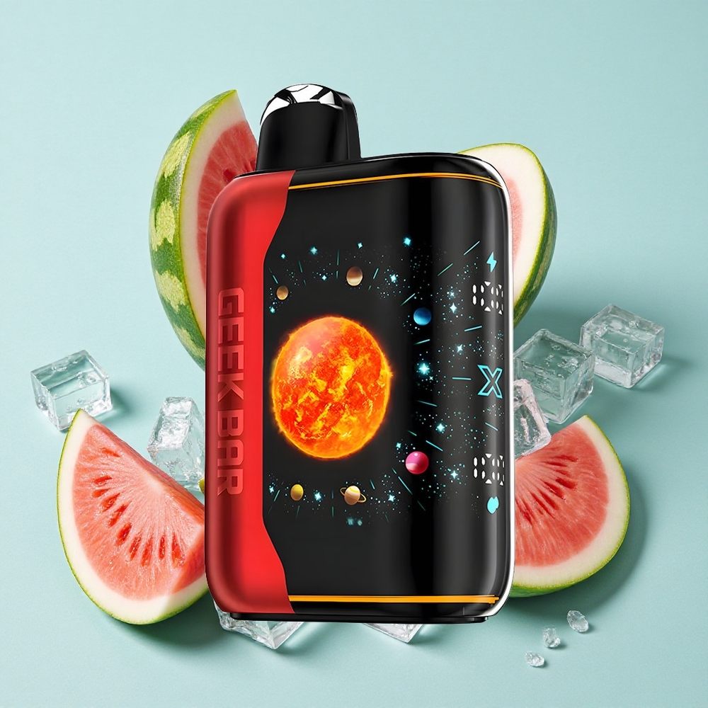GEEK BAR Platinum Edition Até 25000 Puffs Com Modo Regular Melancia Gelada 20mL Brasil vape