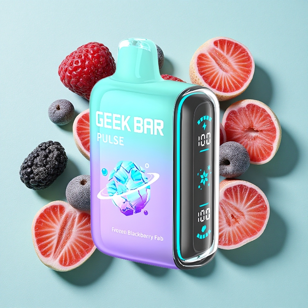 Geek Bar Pulse 15000 Puffs Capacidade de E-líquido 16ML Edição Congelada Brasil vape