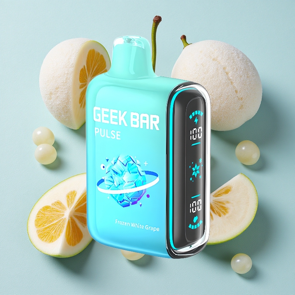 Geek Bar Pulse 15000 Puffs Capacidade de E-líquido 16ML Edição Congelada Brasil vape