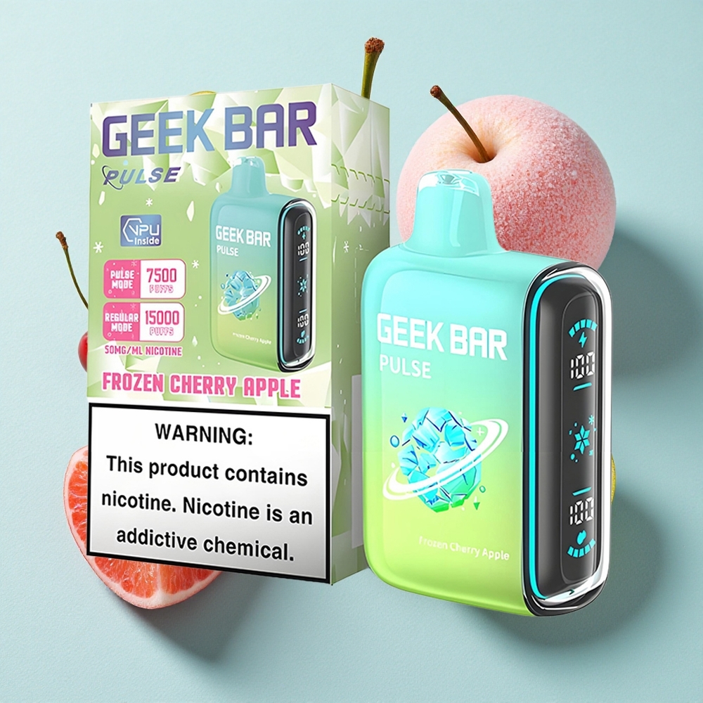 Geek Bar Pulse 15000 Puffs Capacidade de E-líquido 16ML Edição Congelada Brasil vape