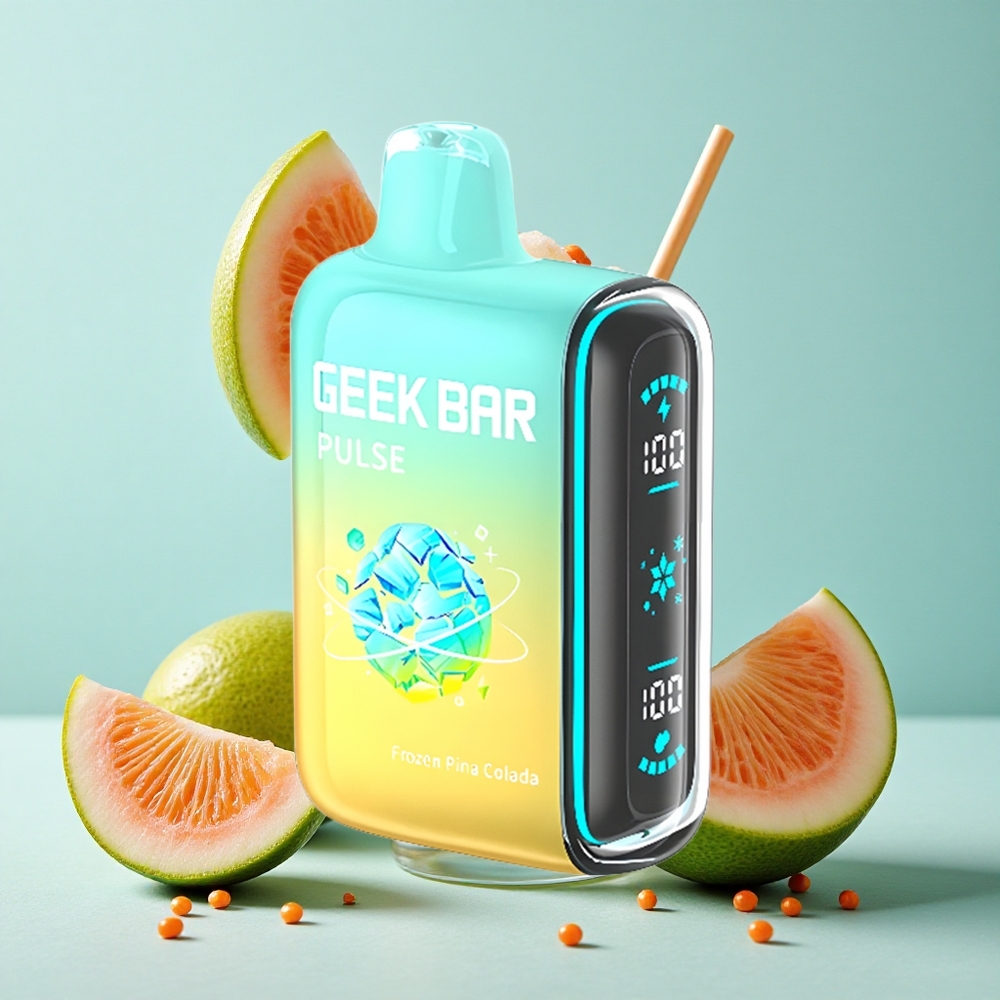 Geek Bar Pulse 15000 Puffs Capacidade de E-líquido 16ML Edição Congelada Brasil vape