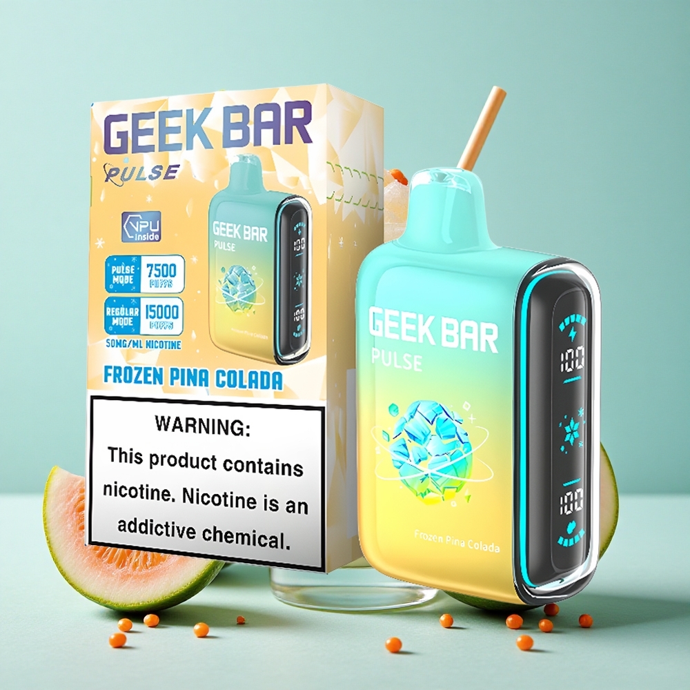 Geek Bar Pulse 15000 Puffs Capacidade de E-líquido 16ML Edição Congelada Brasil vape