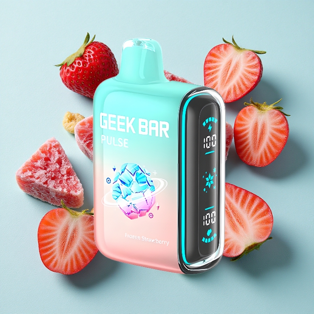 Geek Bar Pulse 15000 Puffs Capacidade de E-líquido 16ML Edição Congelada Brasil vape