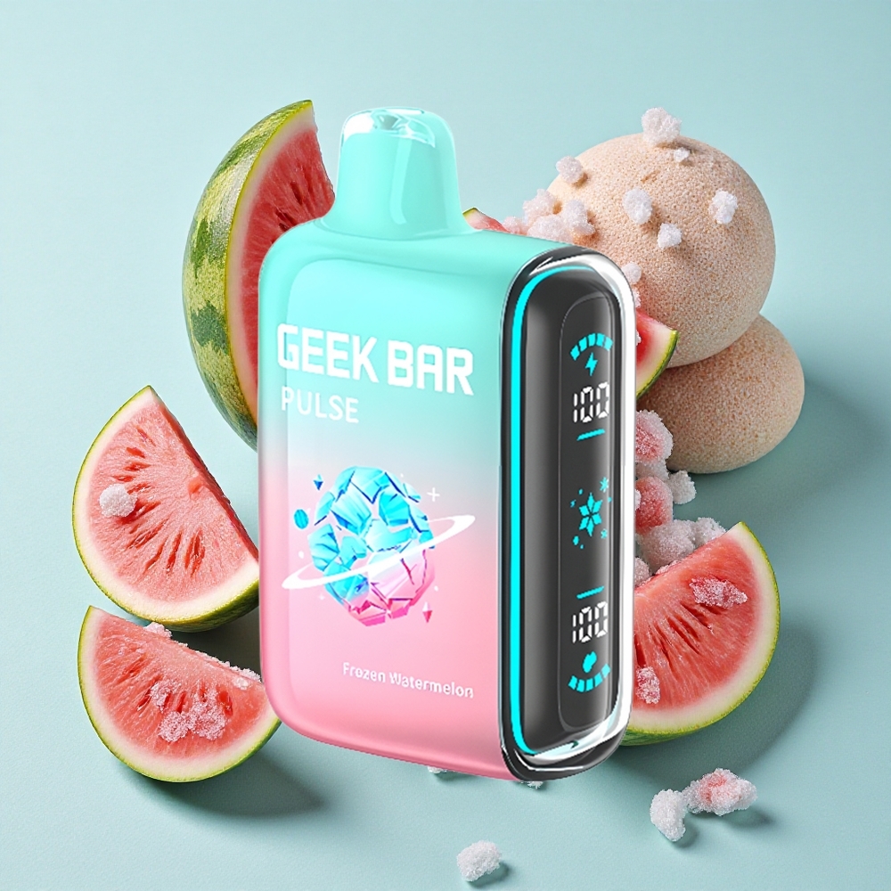 Geek Bar Pulse 15000 Puffs Capacidade de E-líquido 16ML Edição Congelada Brasil vape