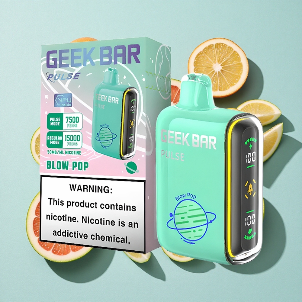 Geek Bar Pulse 15000 Puffs Capacidade de Líquido 16ML Brasil vape