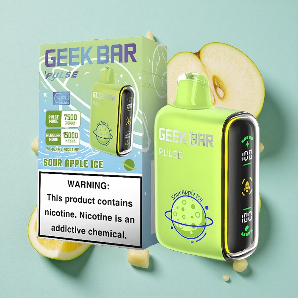 Geek Bar Pulse 15000 Puffs Capacidade de Líquido 16ML Brasil vape