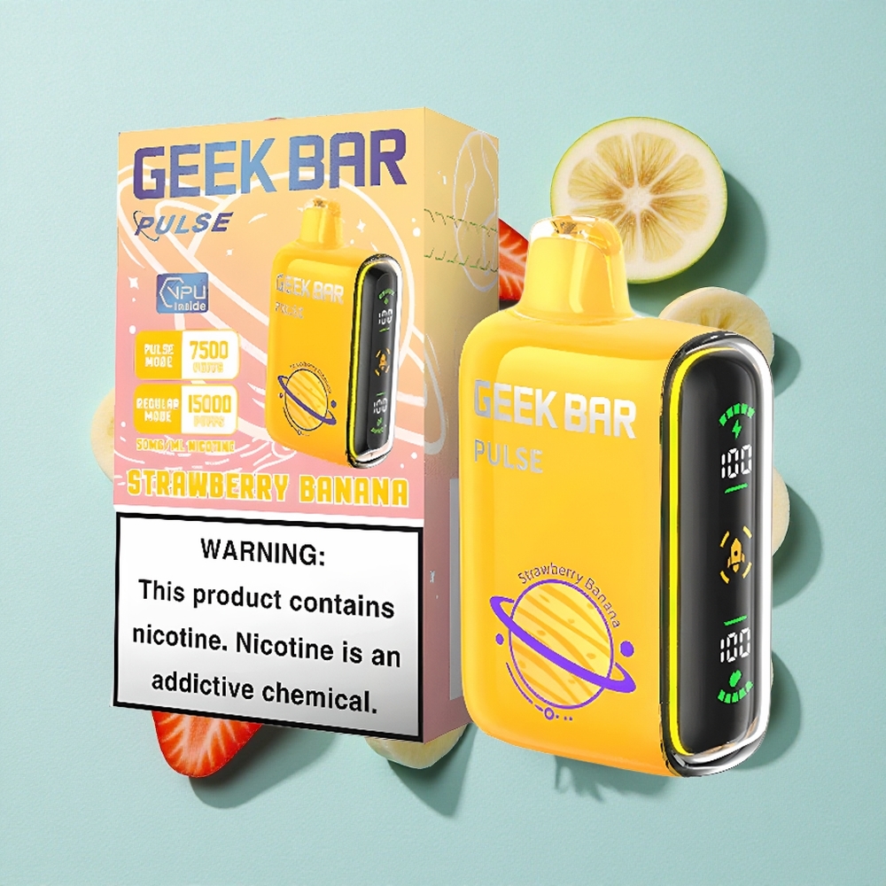 Geek Bar Pulse 15000 Puffs Capacidade de Líquido 16ML Brasil vape