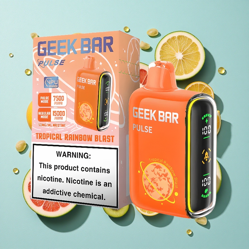 Geek Bar Pulse 15000 Puffs Capacidade de Líquido 16ML Brasil vape