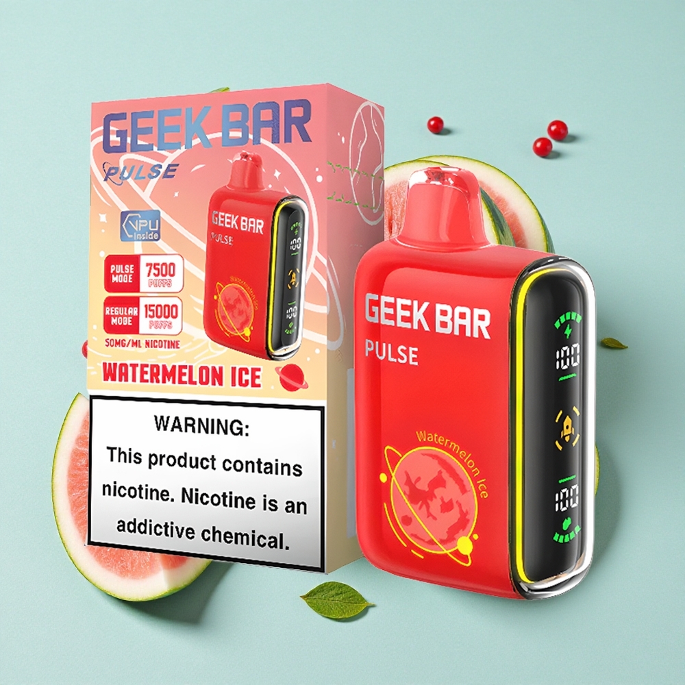 Geek Bar Pulse 15000 Puffs Capacidade de Líquido 16ML Brasil vape
