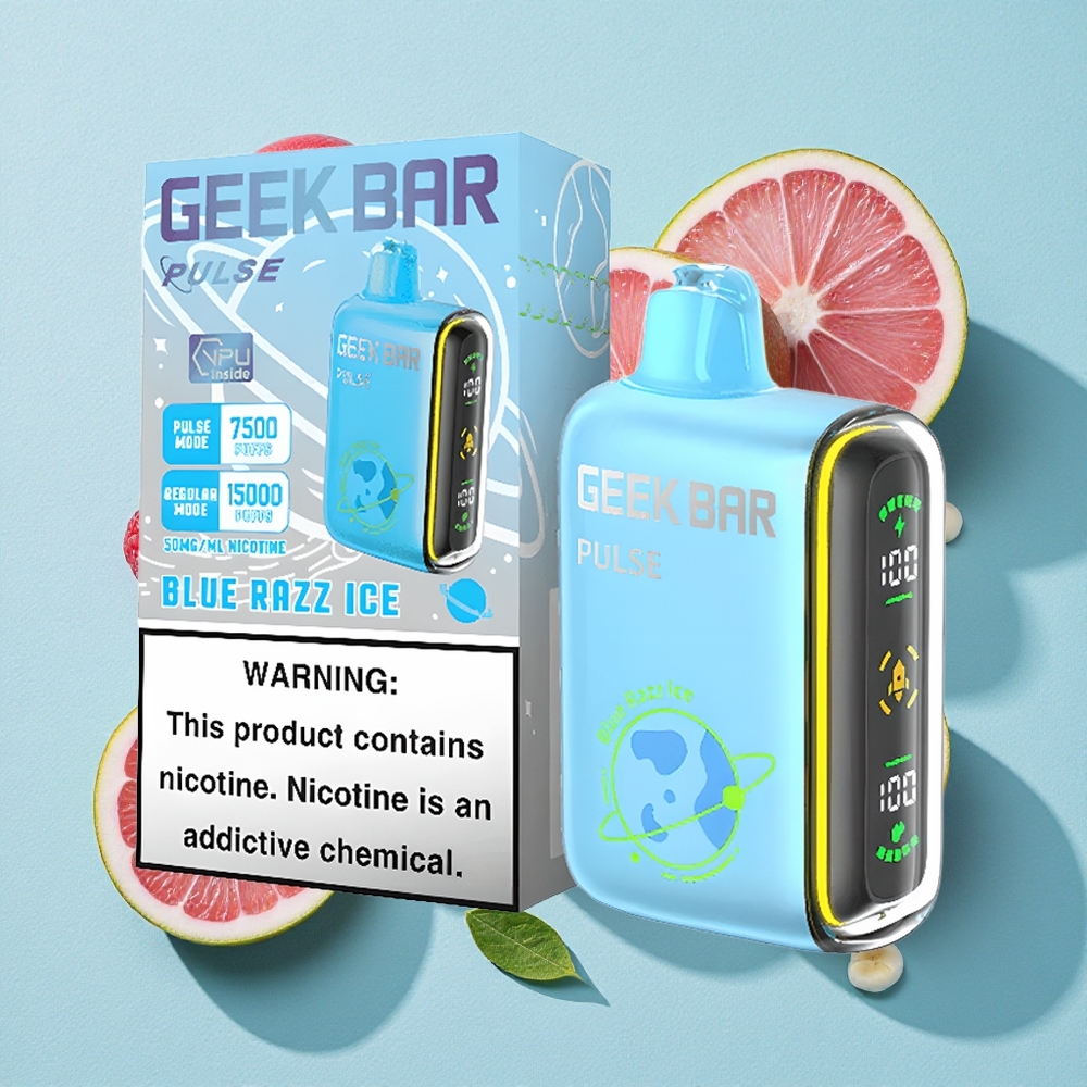 Geek Bar Pulse 15000 Puffs Capacidade de Líquido 16ML Brasil vape
