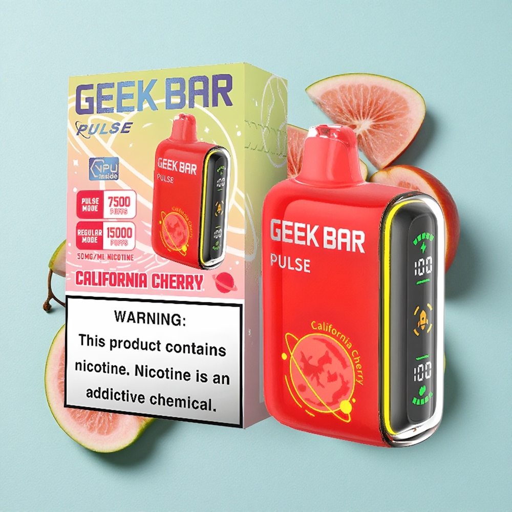 Geek Bar Pulse 15000 Puffs Capacidade de Líquido 16ML Brasil vape