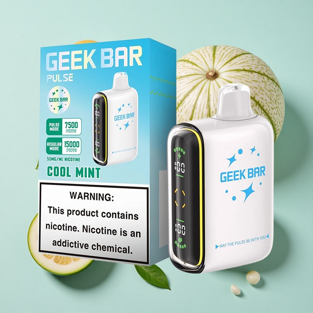 Geek Bar Pulse 15000 Puffs Capacidade de Líquido 16ML Brasil vape