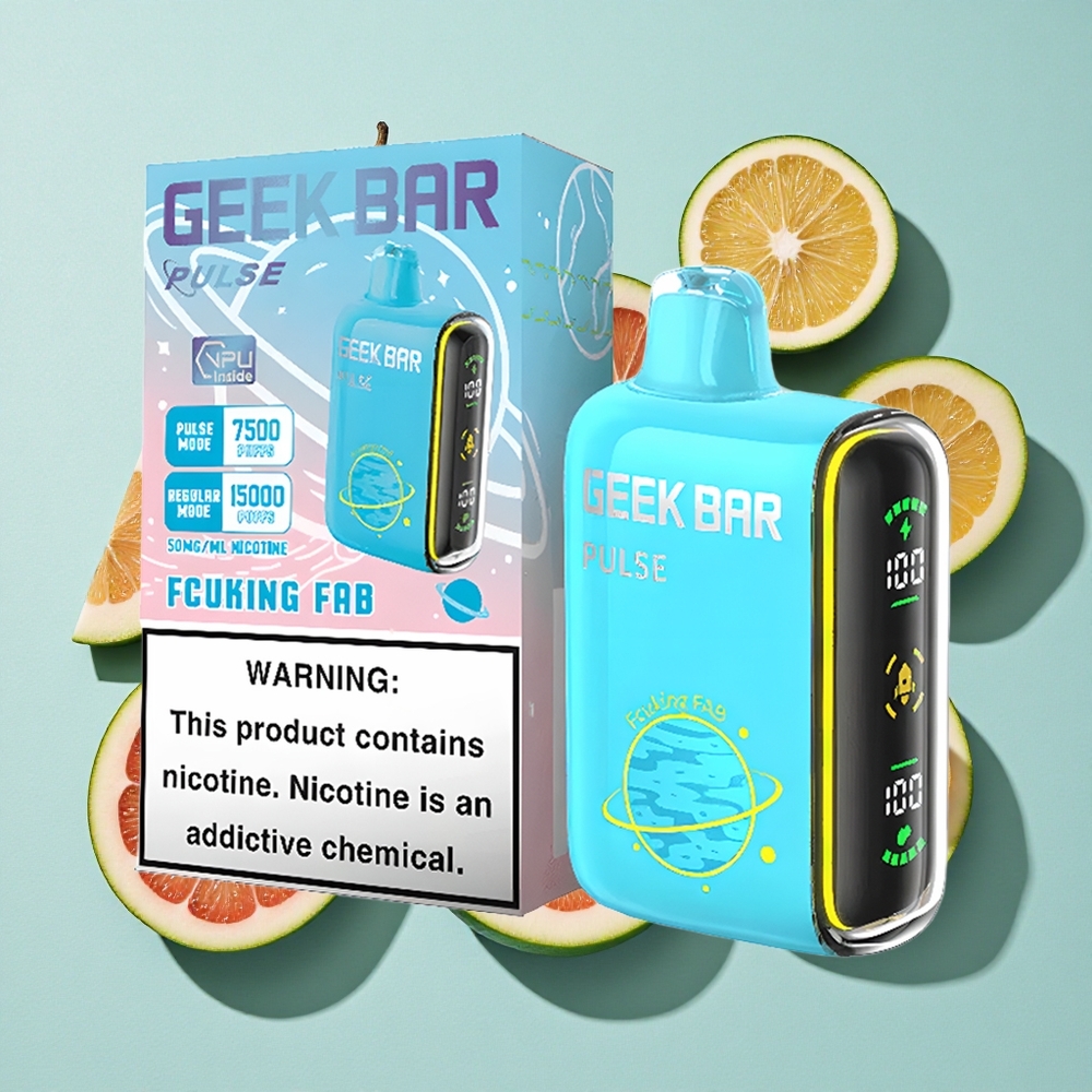 Geek Bar Pulse 15000 Puffs Capacidade de Líquido 16ML Brasil vape