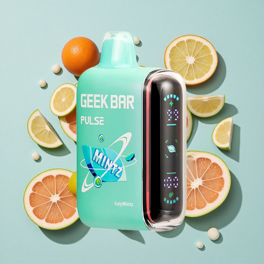 Geek Bar Pulse 15000 Puffs Capacidade de Líquido: 16ML Edição Menta Brasil vape