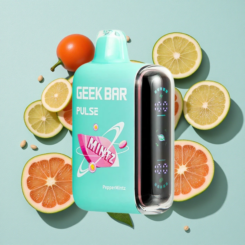 Geek Bar Pulse 15000 Puffs Capacidade de Líquido: 16ML Edição Menta Brasil vape