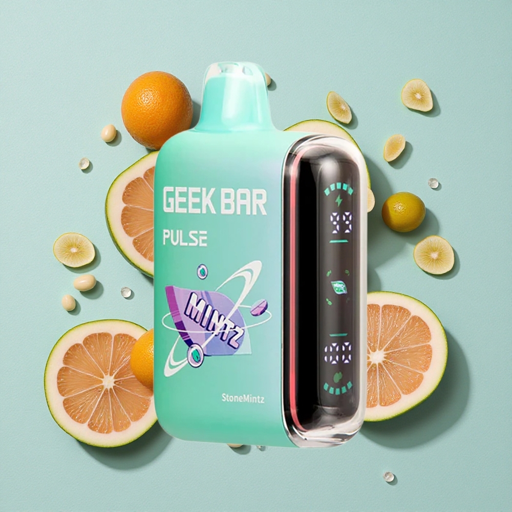 Geek Bar Pulse 15000 Puffs Capacidade de Líquido: 16ML Edição Menta Brasil vape