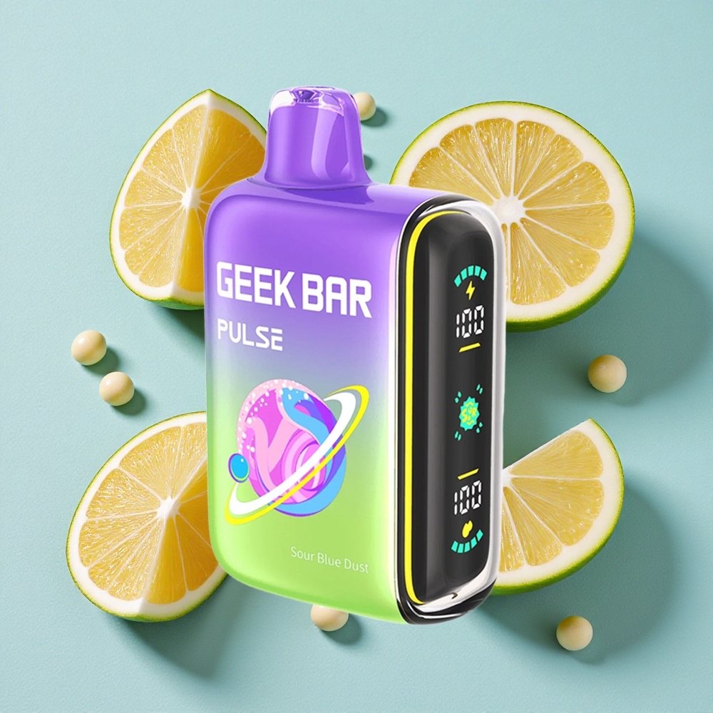 Geek Bar Pulse 15000 Puffs Edição Azeda 16ML Capacidade de Líquido Brasil vape