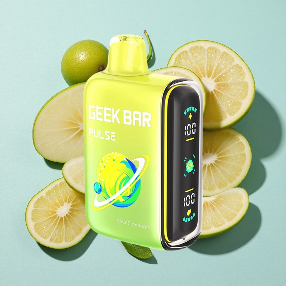 Geek Bar Pulse 15000 Puffs Edição Azeda 16ML Capacidade de Líquido Brasil vape