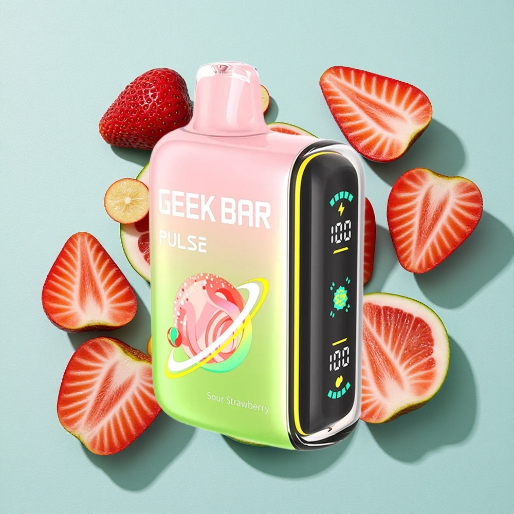 Geek Bar Pulse 15000 Puffs Edição Azeda 16ML Capacidade de Líquido Brasil vape