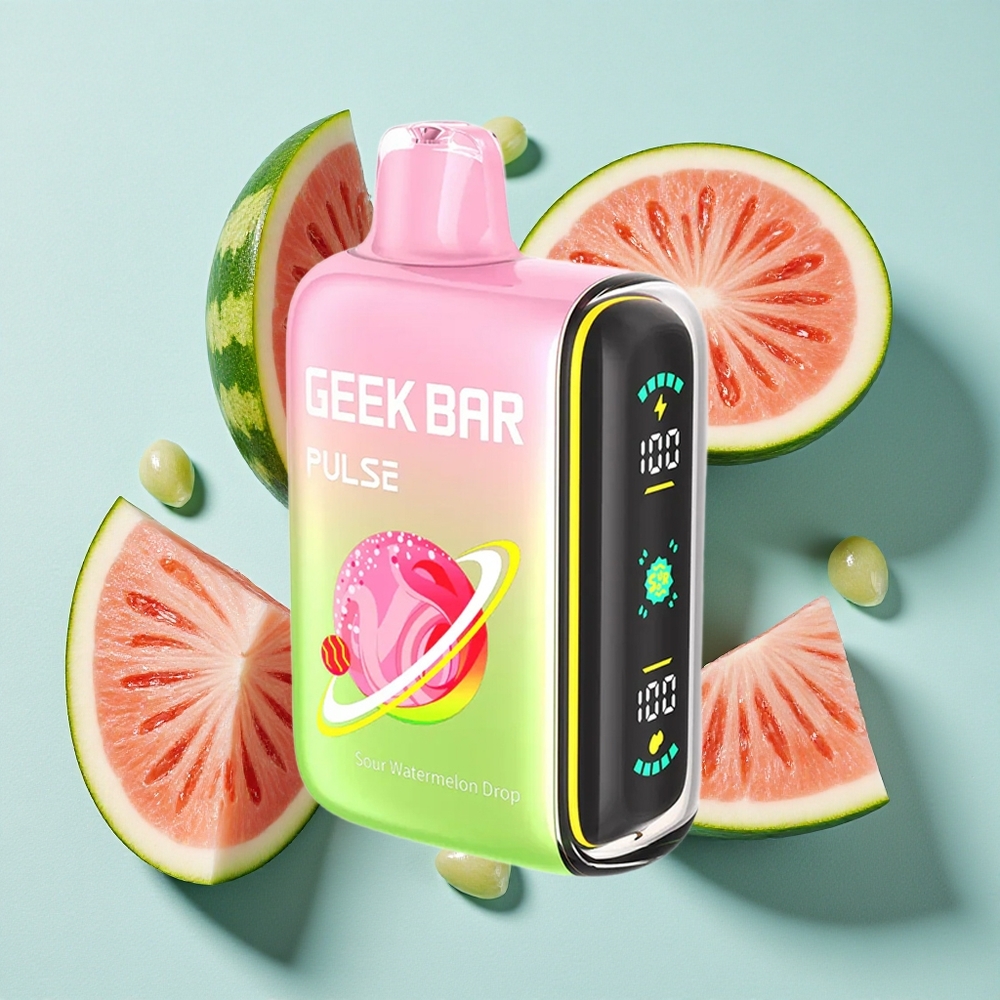 Geek Bar Pulse 15000 Puffs Edição Azeda 16ML Capacidade de Líquido Brasil vape