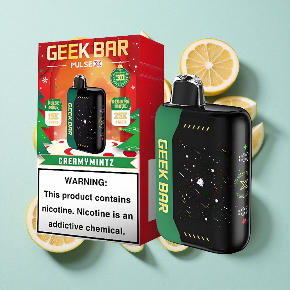 Geek Bar Pulse X 25000 Puffs 18mL E-Líquido Pré-enchido Tela de Indicador Curvo 3D Brasil vape