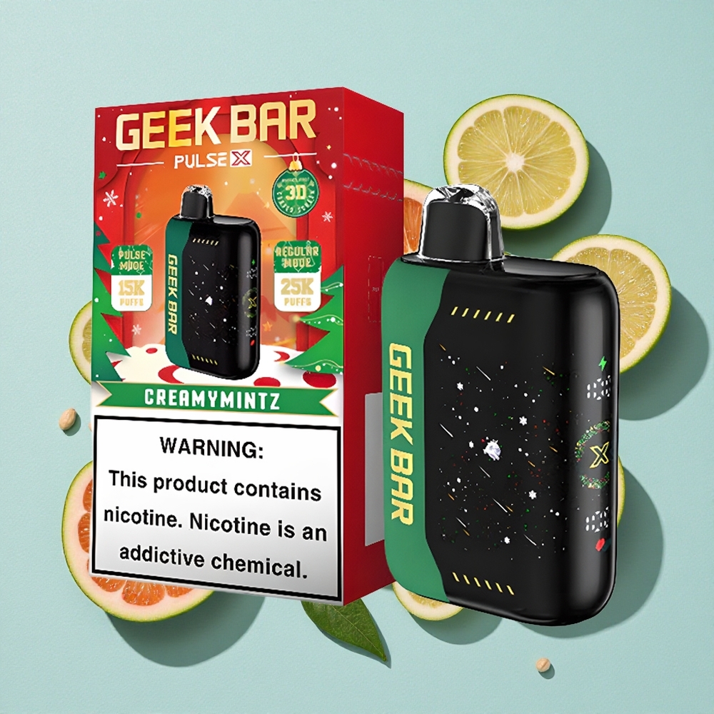 Geek Bar Pulse X 25000 Puffs 18mL E-Líquido Pré-enchido Tela de Indicador Curvo 3D Brasil vape