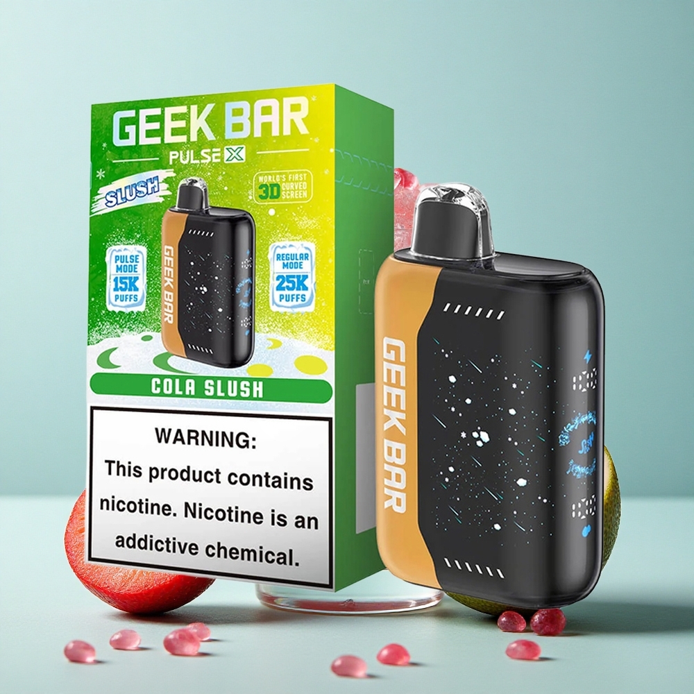 Geek Bar Pulse X 25000 Puffs Slush Edição com até 25000 Puffs Modo Regular e 18mL E-Líquido Pré-carregado Brasil vape