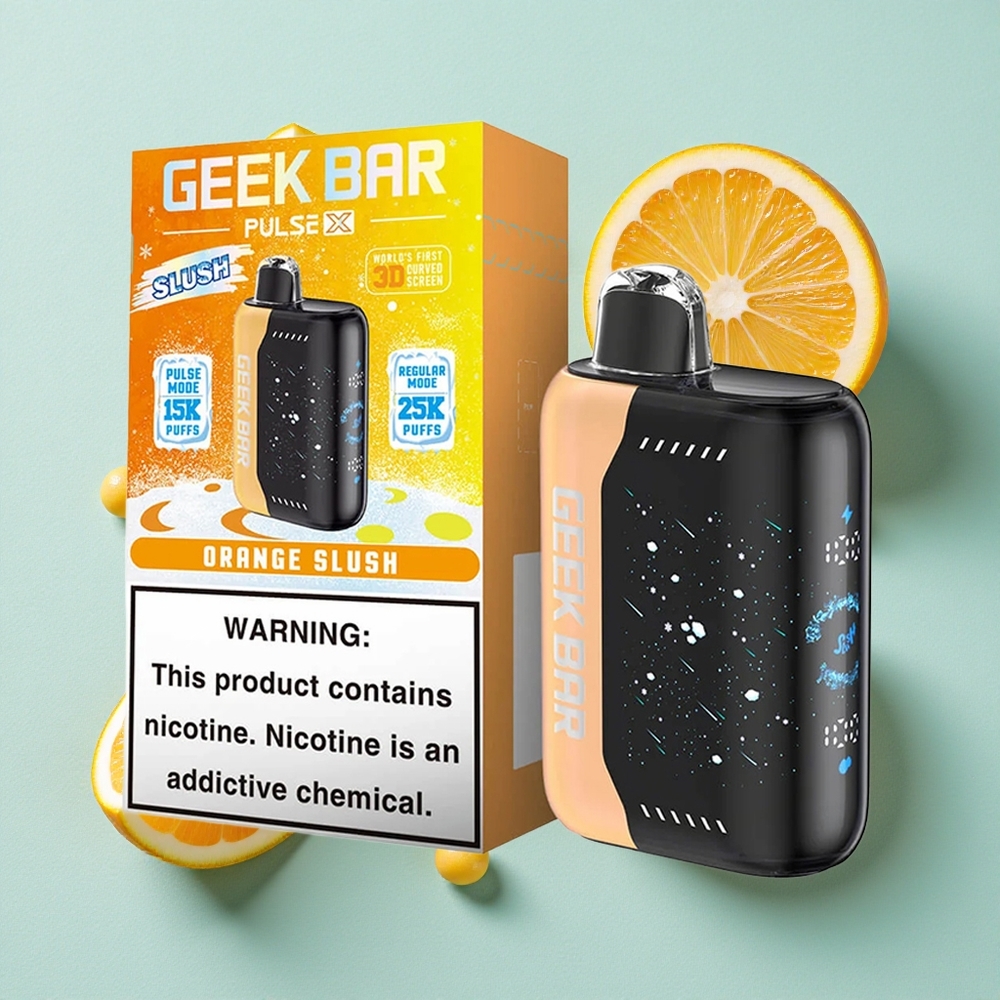 Geek Bar Pulse X 25000 Puffs Slush Edição com até 25000 Puffs Modo Regular e 18mL E-Líquido Pré-carregado Brasil vape