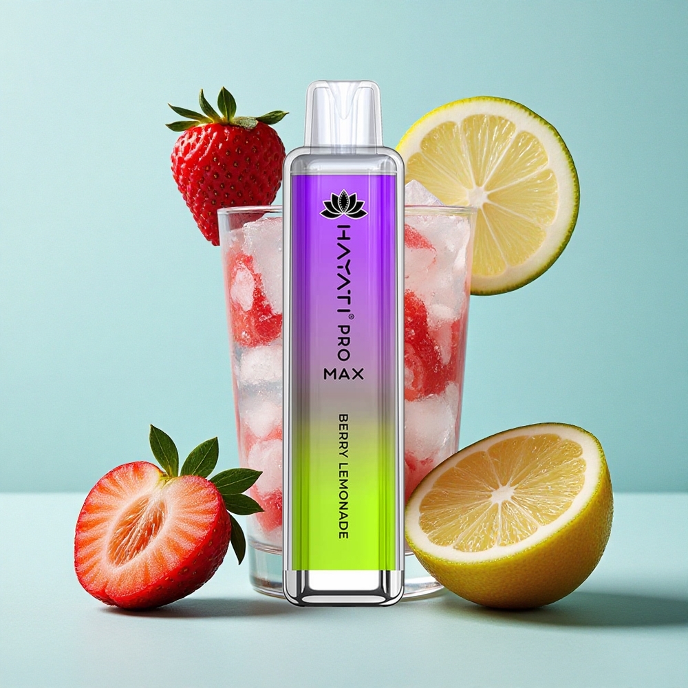 Hayati Pro Max 4000 Puffs Limonada de Frutas Silvestres Bateria Recarregável 1400mAh Brasil vape