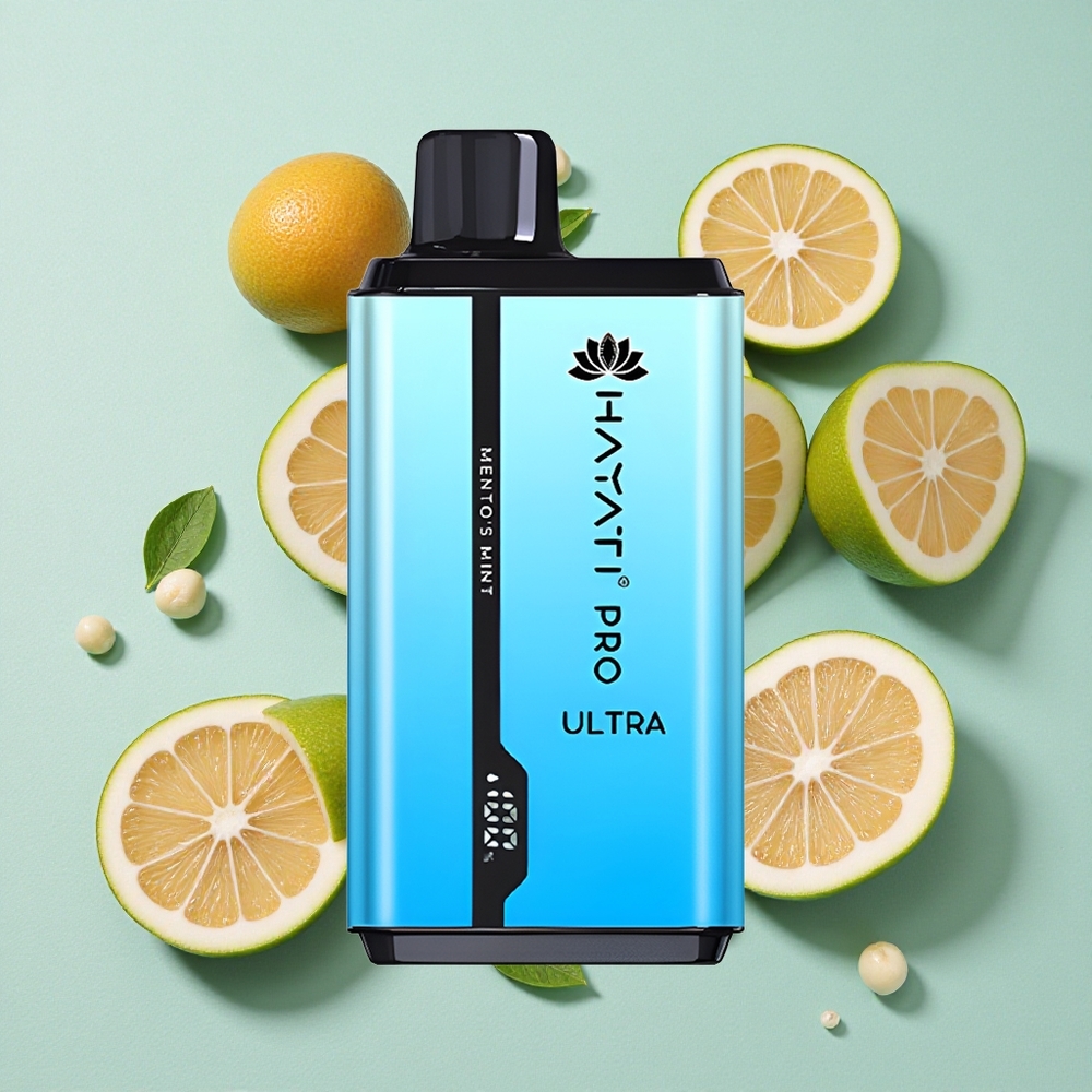 Hayati Pro Ultra 15000 Puffs 24ml Capacidade Brasil vape Menta'S Hortelã