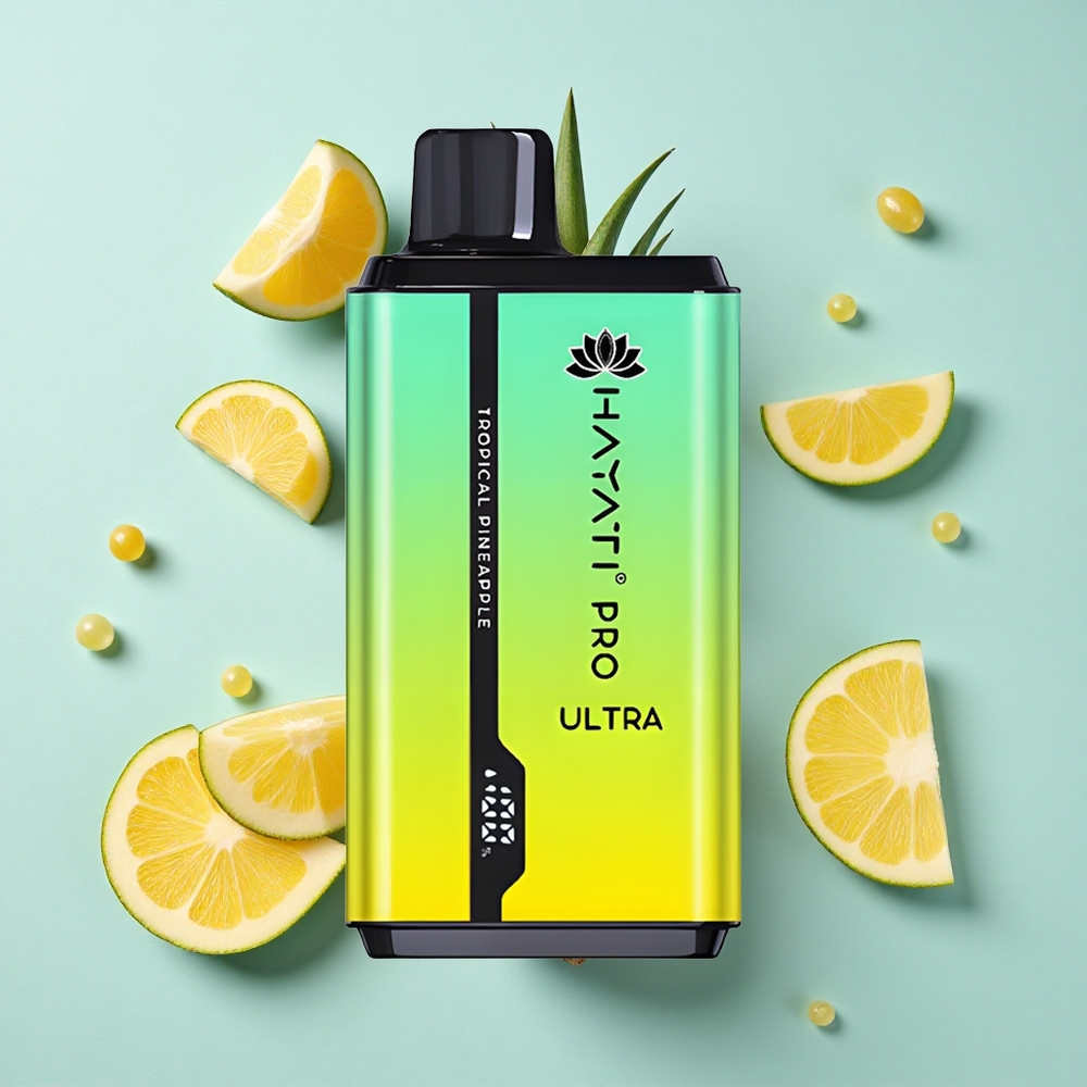 Hayati Pro Ultra 15000 Puffs Abacaxi Tropical Brasil vape