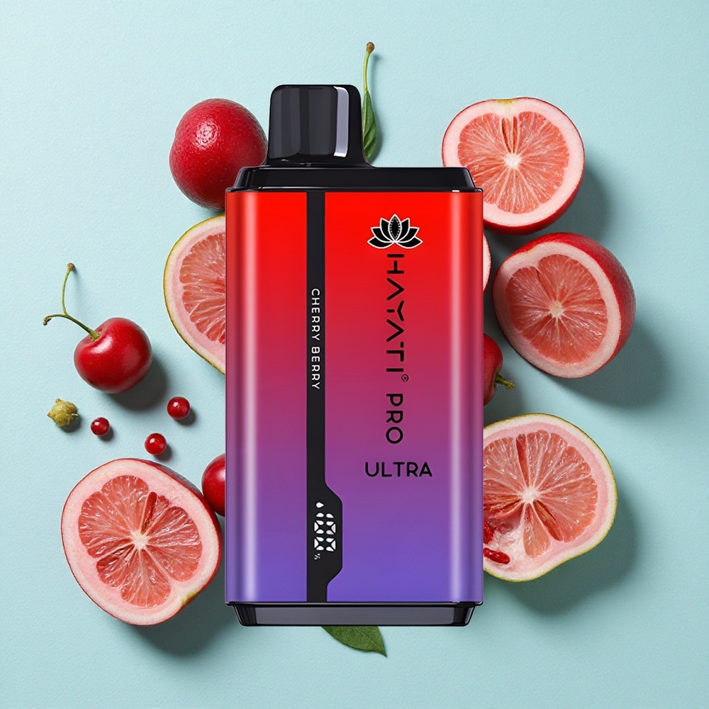 Hayati Pro Ultra 15000 Puffs Cereja Frutas Vermelhas Brasil vape