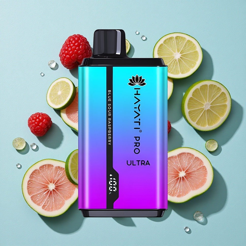 Hayati Pro Ultra 15000 Puffs Framboesa Azul Azeda 850mAh Brasil vape