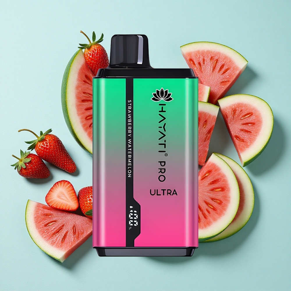 Hayati Pro Ultra 15000 Puffs Morango Melancia Brasil vape