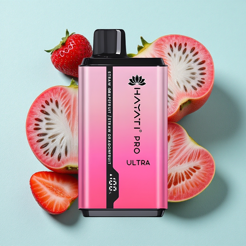 Hayati Pro Ultra 15000 Puffs Morango Toranja Brasil vape