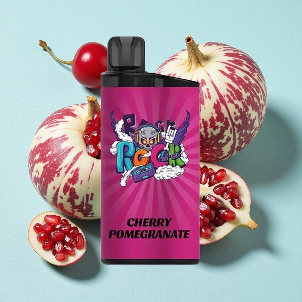 IGET Bar 3500 Puffs Cherry Pomegranate Tamanho 41,3x21,3x94,5mm Material PC+ALU Brasil vape