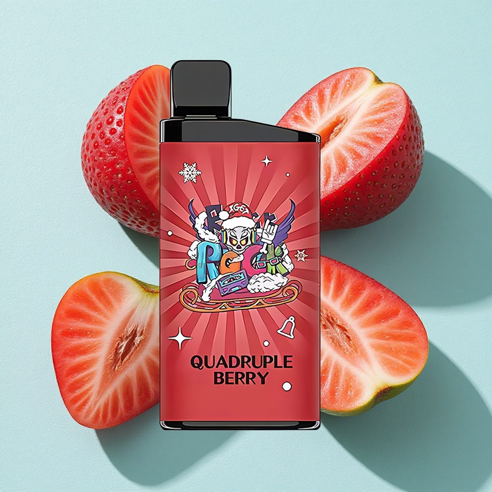 IGET Bar 3500 Puffs Frutas Vermelhas Quádruplas 1400 mAh 78g Brasil vape