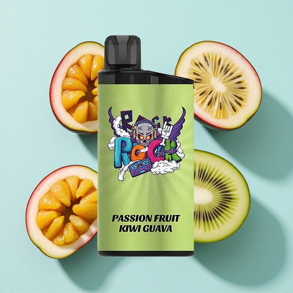 IGET Bar 3500 Puffs Maracujá Kiwi Goiaba com Bateria de 1400 mAh e Material PC+ALU Brasil vape