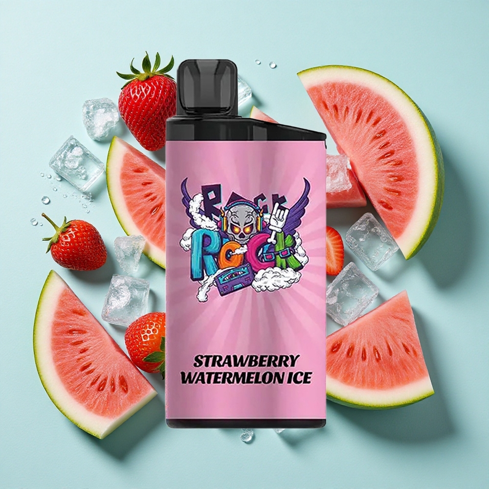 IGET Bar 3500 Puffs Morango Melancia Gelo com Bateria de 1400 mAh e Bobina Mesh de 1.2 Ohm Brasil vape