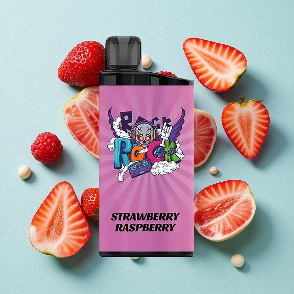 IGET Bar Até 3500 Puffs Morango Framboesa Brasil vape