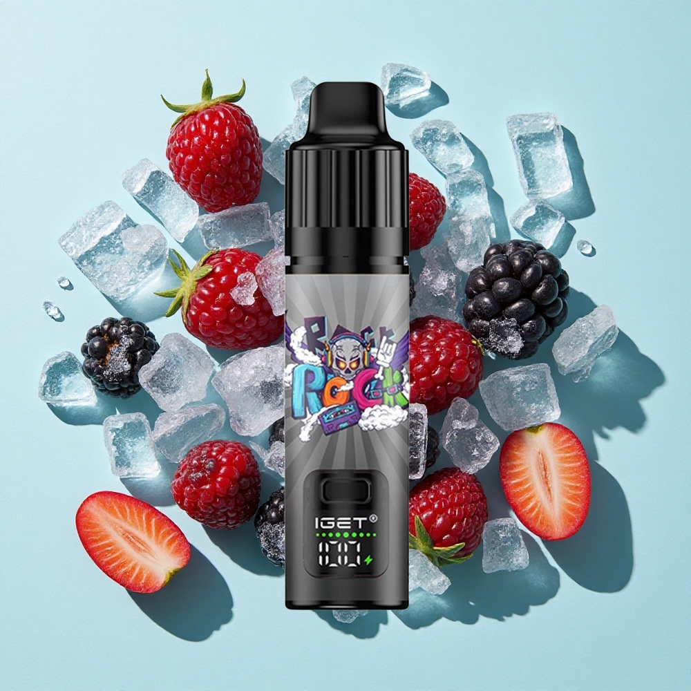 IGET BAR PLUS S3 POD 10000 Puffs Blackberry Gelo 18 ml E-líquido 5% Nicotina Brasil vape