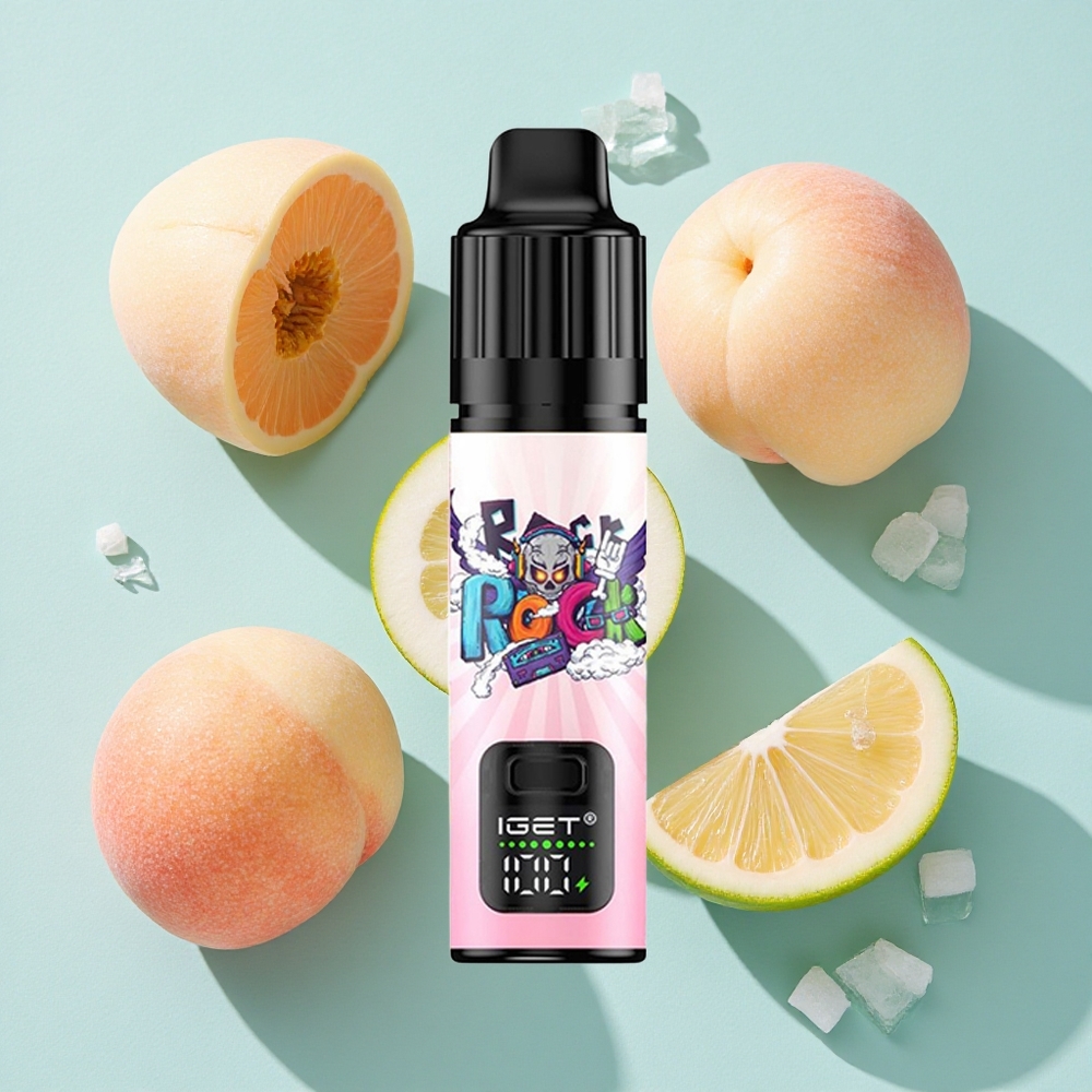 IGET BAR PLUS S3 POD 10000 Puffs Pêssego Lichia Limão Gelo 18 ml E-líquido Brasil vape