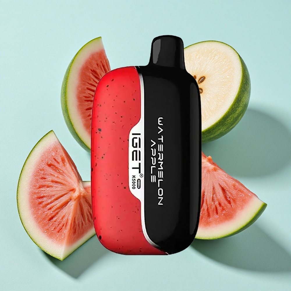 IGET Moon K5000 Puffs Melancia Maçã PC 81.5g Brasil vape