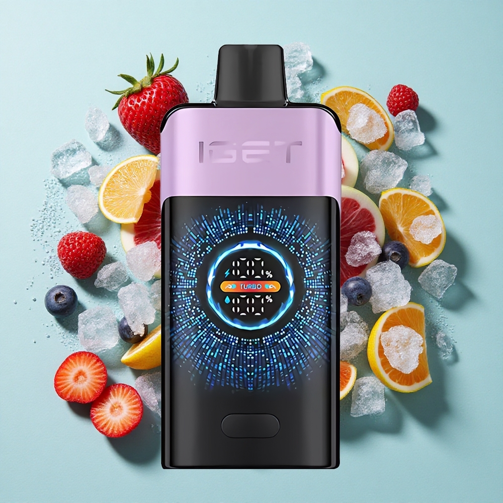 IGET ONE 12000 Puffs Modo Regular Dispositivo Vape Material PCTG+ALU+PC Misto Bagas Gelo Brasil vape
