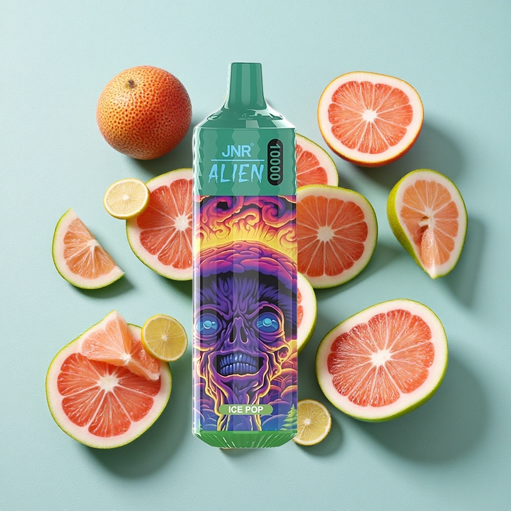 JNR Alien 10000 Puffs 20ml E-líquido LED (RGB) Ice pop Brasil vape