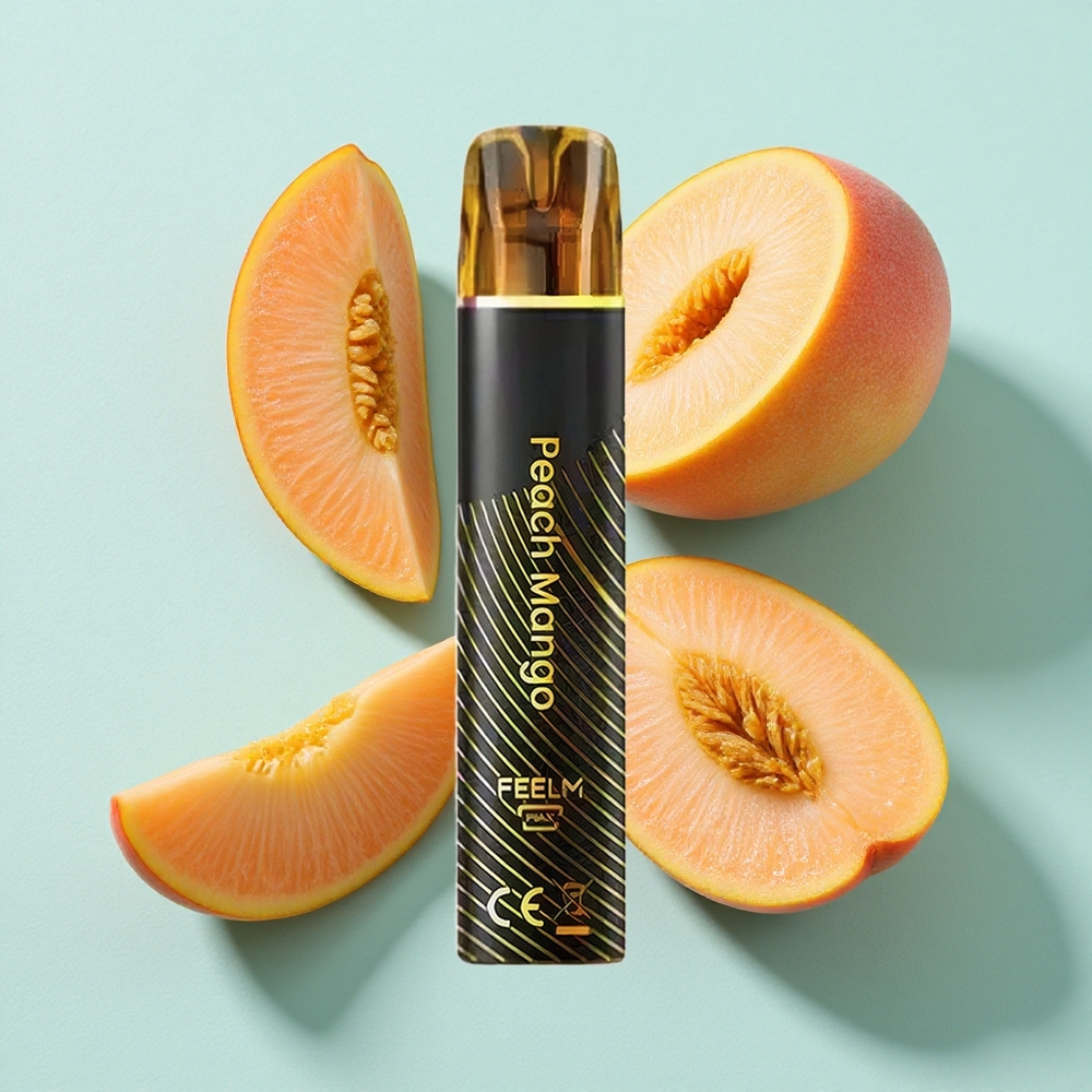 JNR Black&Golden 800 Puffs Pêssego Manga 550mAh Brasil vape