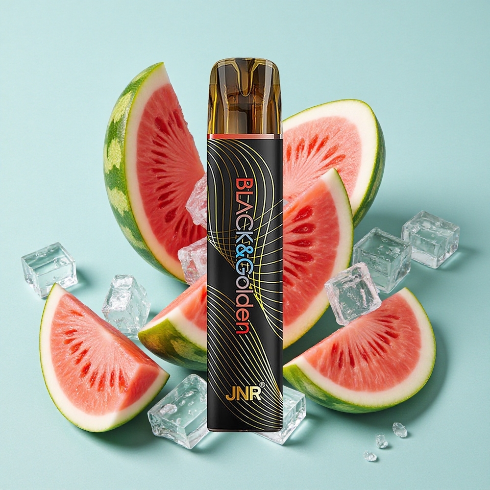 JNR Black&Golden 800 Sabor Melancia Gelada 550mAh 2ml Brasil vape